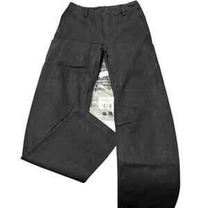 •NWoT• Yeezy Gap x Balenciaga Sateen Black Cargo Pants • Size 26